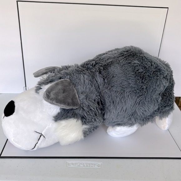 New Polar Bear/Husky - "FlipAZoo" 2 in 1 Push Toy, 16" - Picture 5 of 7